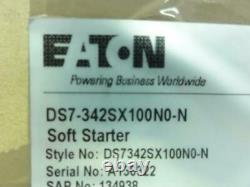 187228 New In Box, Eaton DS7-342SX100N0-N Soft Starter 100A, 3P, 200-480VAC 75HP