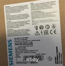 1PC New Siemens soft starter 3RW3027-1BB04