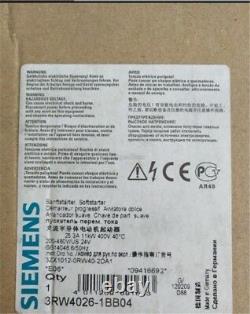 1Pc New Siemens Soft Starter 3RW4046-1BB04 si