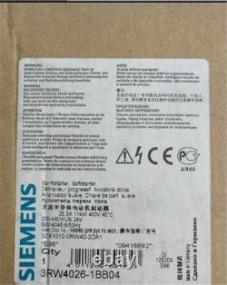 1Pc New Siemens Soft Starter 3RW4046-1BB04 tv