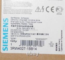 1Pc Siemens Soft Starter New 3RW4027-1BB14 bu
