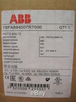 ABB 1SFA894007R7000 Soft Starter 100-250V 72A PST72-600-70