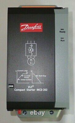 DANFOSS 15KW SOFT STARTER 175G5221 MCD 202-015-T4-CV1 3P 200-440VAC 50/60Hz