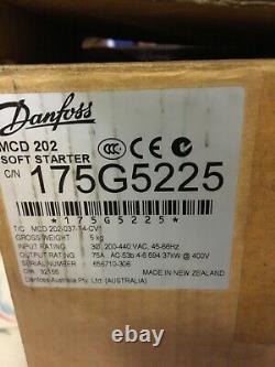 Danfoss MCD 202 Mcd202 Soft Starter 175g5225 MCD 202-037-t4-cv1 75a 37
