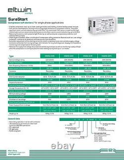 Hyper Sure Start Single Phase soft starter 230V (8-16 FLA)for AC Compressors NEW