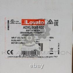 Lovato ADXL0085600 soft starter with integrated by-pass relay, 85A