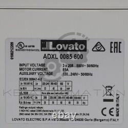 Lovato ADXL0085600 soft starter with integrated by-pass relay, 85A