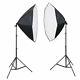 Mettle Led-studio-set Led Starter Kit 300 (8x25 W) Foto Video Leuchte Softbox