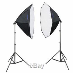 METTLE LED-Studio-Set LED STARTER KIT 300 (8x25 W) Foto Video Leuchte Softbox