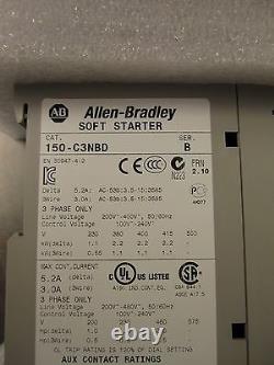 New Allen Bradley 150-c3nbd Smc-flex Soft Start Smart Motor Controller