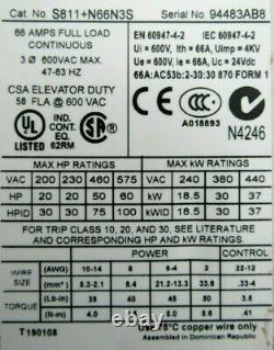 New Eaton S811+n66n3s Soft Starter Reduce Voltage S811n66n3s