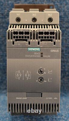 New Siemens 3RW3047-2BB04 SIRIUS Soft Starter S3 106 A 55 kW 400 V