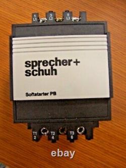 New Sprecher + Schuh 115 Vac Soft Starter Pb 3 Phase 1.5 HP 11 Amp Pbs-011-120v
