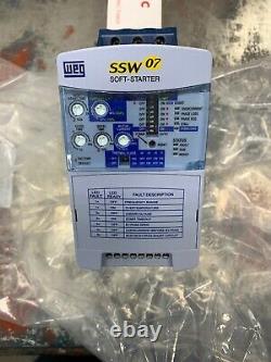 New Weg Soft Start SSW070017T5SZ 220-575 Volts 3-17 Amps