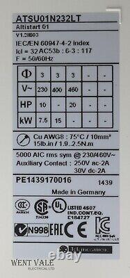 Schneider Altistart 01 ATSU01N232LT Soft Starter Unit For Asynchronous Motor