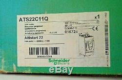 Schneider Ats22c11q Altistart 22 Soft Starter 110a 230-440vac 230vcntrl New
