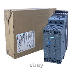 Siemens 3RW4036-1BB14 Soft Starter 45A 22 kWith400 V 200-480 V AC 110-230 V AC/DC