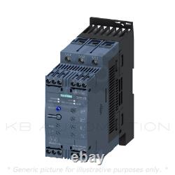 Siemens 3RW4037-1BB14 SIRIUS soft starter, 63 A, 30 kW / 400 V, 200-480 VAC