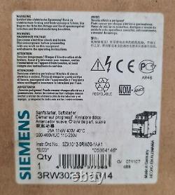 Siemens 3rw3026-1ab14 Sirius Soft Starter
