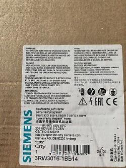 Siemens soft starter -3rw3016-1BB14