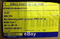 Square D 8639 48udg 3 Phase 208 Volt 10hp Soft Start Nema 1 / Iso Contactor New