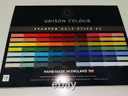 Unison Colour Starter Set 63 Half Stick Soft Pastels Hand Made in the UK