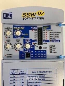 WEG SSW07 Soft Starter for Three Phase Motor, 7.5kW SS/7.5W-SSW07