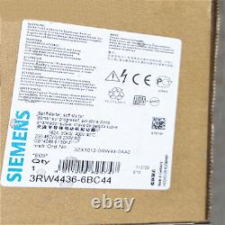 1pc Nouveau Siemens 3rw4436-6bc44 Soft Starter 3rw44366bc44