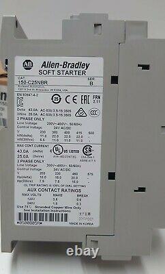 Allen Bradley 150-c25nbr 11kw Soft Starter Smart Motor Controller 200-480v Smc3