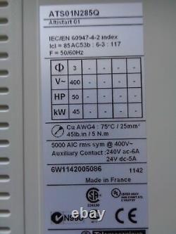 Altistart 01 Schneider Electric Soft Starter Ats01n285q 45 Kw, 85 A, 50hp