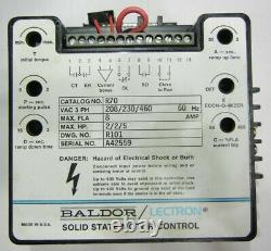 Baldor Lectron R70 R70ca Solid State Motor Control Starter Soft Asea Brown Bover