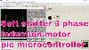 Démarreur Progressif Pour Trois Phase Moteur À Induction Utilisant Pic Microcontroller