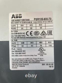 Démarreur progressif ABB 1SFA896115R7000 PSR105-600-70