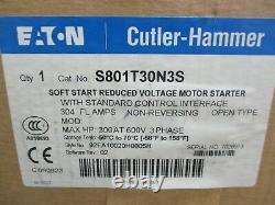 Eaton Soft Start S801t30n3s 300hp 304a 600v 3ph Logiciel Rev. 02 Surplus