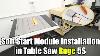 Evolution Rage 5 S S Table Saw Installer Un Module De Démarrage Souple