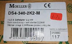 Moeller Sanftstarter Soft-démarreur, 2,2kw, 110-500v / Ac, 24v / Dc, Ds4-340-2k2-m, Neu, Ovp