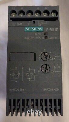 Siemens 11kw Démarreur Soft, 400v Ac 3 Phase -3rw3016-1bb14