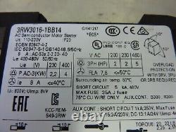 Siemens 3rw3016-1bb14 Soft Starter 4kw 400v 110/230v (22790)