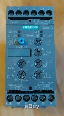 Siemens Sanftstarter / Softstarter 3rw4026-1tb04 25,3a // 11kw 400v Neu Dans Ovp