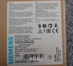 Siemens Sirius 3rw4047-1bb14 55 Kw Soft Starter, 480 V Ac, 3 Phase, Ip00