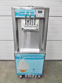 Supreme Ice Cream Soft Serve Machine Ss3 Mode De Stockage Complet Starter Pack En Stock