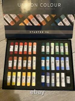 Unison Artist Quality Soft Pastels Starter Set Of 36 Colours